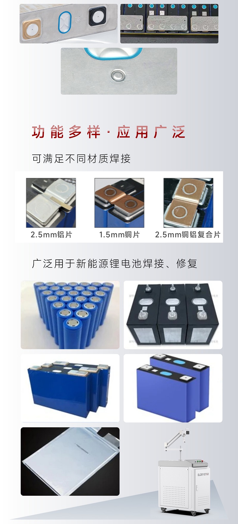 手持振鏡激光焊接機，為您提供鋰電池模組高效焊接解決方案！