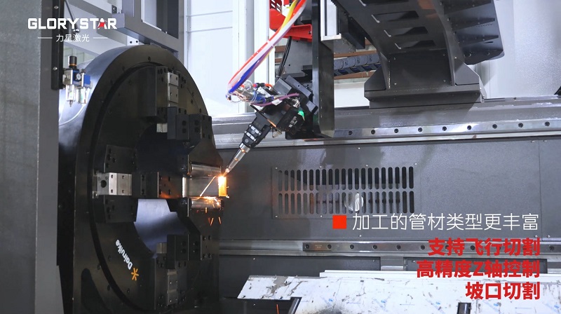 力星激光三卡盤重型管材切割機(jī)：精準(zhǔn)高效，突破極限！