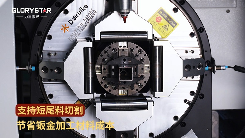 1000W-6000W雙卡盤激光切管機，高效智能管材加工